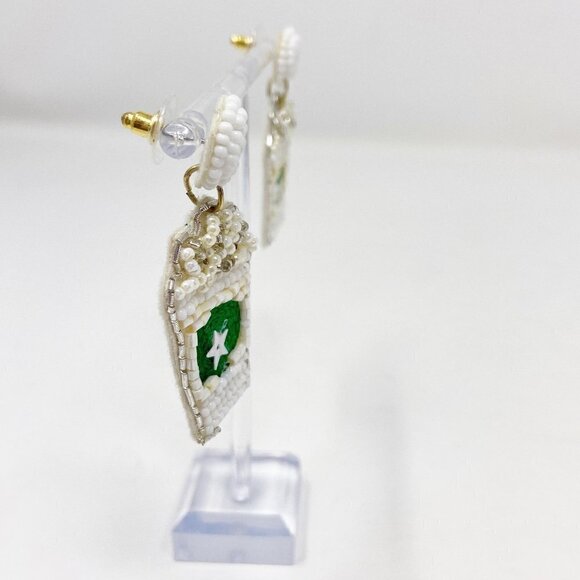 Starbucks Coffee Beaded Earrings - Picture 4 of 6